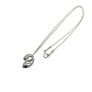 TIFFANY Co Double Teardrop Necklace Choker Sterling Silver